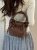 Yuezi 2026 Verano Nuevo Bolso Almohada con Estampado de Moda, Bolso Cruzado Versátil con Estilo, Bolso de Mano Cilíndrico, Bolso Tote Pequeño