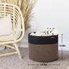 Ins estilo europeu algodão corda cesta de lavanderia casa oversized cesta de armazenamento sundries quarto bebê brinquedo lanche cesta de armazenamento