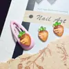 Decorações Populares Realistas Coloridas para Nail Art de Frutas Versáteis Acessórios de Verão Frutados Gelo-Transparente Enfeites de Resina