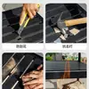 Mesas y Sillas para Patios Exteriores, Juego de Mesa y Sillas de Comedor de Madera Plástica Anticorrosiva para Exteriores, Combinación de Mesa y Sillas de Té de Ocio para Jardín Balcón al Aire Libre
