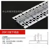 Luz LED Lineal en Forma de Arco Transfronteriza Canal de Aluminio Perfil de Aluminio Canal de Luz Curvo Tira de Iluminación Empotrada Tipo de Aluminio