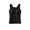 Venda Direta de Fábrica Bestseller Transfronteiriço Roupa Íntima Sem Costura com Bojos Colete Quente de Renda Outono Inverno Camada de Base com Patch Top para Mulheres