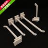 Ganchos de Exhibición Largos de Plástico F7 para Exhibidores de Cartón y Papel, Ganchos de Estante Extendidos de 9 pulgadas 10 pulgadas 12 pulgadas
