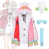 Traje Cosplay One Piece Rei dos Piratas VERMELHO Edição de Cinema Canção do Mundo Ji UTA UTA Casaco cosplay Casaco