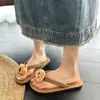 Chanclas de Suela Blanda para Celebridades de Internet, Chanclas Planas Antideslizantes de Dibujos Animados Lindos para Mujer, Nuevo Estilo Verano 2025