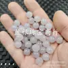 Cuentas de Calabaza Violeta Cuentas Redondas Jade Cuentas Sueltas 10mm Jadeita de Cuarcita Pulsera de Loto Accesorios de Joyería Cuentas Hechas a Mano