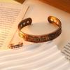 Europa e Estados Unidos pulseira de abertura de anel de motociclista de alívio transfronteiriço conjunto anel pulseira masculina e feminina pulseira de anel magnético joia com totem retrô