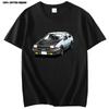 Camisetas Harajuku Initial D Oversize Masculina Camiseta Verão Unissex