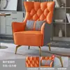 Sofá de Um Lugar Estilo Americano Luxo Leve Moderno Simples Designer Nórdico Varanda Sala de Estar Hotel Encosto Alto Casual Cadeira Tigre