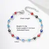 Pulsera Transfronteriza Ojo de Demonio Cruzado Europeo Americano de Oriente Medio Acero Inoxidable Moda Ojo de Aceite Goteante Joyería Personalizada Unisex