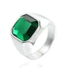 Anillo geométrico de acero inoxidable de moda europea y americana para primavera, accesorio de negocio para ir al trabajo