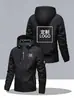 Suprimento exclusivo transfronteiriço da TEMU de roupas masculinas tamanho europeu, jaqueta de primavera masculina estilo americano, jaqueta casual de moda com capuz