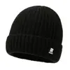 Gorro de Invierno para Hombre con Forro de Felpa, Engrosado para Calidez, Gorro de Punto con Protección para los Oídos, Gorro de Lana Resistente al Frío para Hombres
