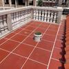 Cozinha de restaurante azulejo especial antiderrapante absorvente azulejo de chão cinza amarelo tijolo à prova de umidade 300x 300mm tijolo de pote vermelho côncavo e convexo