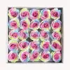 Núcleo Enrollado Manchú Multicolor Rosa Verano Dopamina Ramo Día de Qixi San Valentín Regalo Rosa Artificial