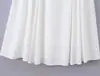 Venta al por mayor 2026 Verano Nuevo Vestido de Tirantes Blanco de Longitud Media Estilo Europeo y Americano para Mujer 7861