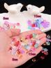 Estrella de cinco puntas de 8 mm agujero recto agujero vertical esmerilado estrella pequeña estrella de cinco puntas esmalte de color antiguo horquilla borla diy hecho a mano cuentas sueltas