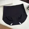 Sensación Fresca Tacto Desnudo Sin Costuras Seda de Hielo Pantalones de Melocotón para Mujer Transpirables Seda de Morera Entrepierna Antibacteriana Cintura Media-Alta Moldeadores de Cadera Pantalones Triángulo