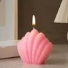 Amapola DIY Resina de Cristal 3D Yeso Aromaterapia Vela Molde de Silicona con Forma de Concha Grande y Pequeña Venta al por Mayor