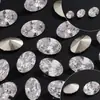Zircônia Irregular Geométrica AAA Banhada Zircônia de Fundo Pontiagudo Diamante Multifacetado Deslumbrante DIY Nail Art Cristal Sintético Zircônia