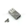 Cierre Magnético con Agujero para Tornillo Acero Inoxidable 316 Cierre Plano Pulsera Conector Cierre Accesorio Piezas de Cierre para Joyería DIY