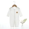 Ropa de Verano Ligera Transpirable Sin Costuras para Bebés y Niños Romper Pijamas para Bebés Traje de Manga Larga para Aire Acondicionado