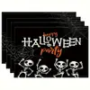 Venda Direta de Fábrica de Jogos Americanos de Abóbora de Outono para Halloween em Restaurantes, Jogos Americanos de Jantar Estilo Ocidental e Jogos Americanos de Cozinha com Várias Opções Disponíveis