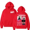 Sudadera Unisex Harajuku Hip-Hop Música Pop Moda Callejera Tour Álbum 2025 Rapper Morad Mdlr