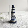 Promoción de Fábrica Mini Faro de Madera de 13 cm Viento Mediterráneo Artesanías de Joyería Adornos de Faro Marino Souvenirs