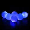 Pelota LED luminosa de golf multicolor pelota de práctica nocturna de golf pelota luminosa constante pelota con purpurina LOGOTIPO imprimible