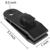 Clip para tienda de campaña a prueba de viento para exteriores, clip de plástico para lona impermeable, clip espiral ajustable para toldo, lona, clip de bloqueo fijo