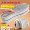 Palmilhas Térmicas Esportivas com Forro de Lã, Espessadas para o Inverno, Temperatura Constante, Unissex, com Sensação Macia e Acolchoada, Absorventes de Suor, Resistentes a Odores, Feitas de Lã de Cordeiro, Cobertura Total