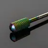 Venda quente transfronteiriça kit de cabeça de lixa de unha de sete furos aço tungstênio Diamante limpeza qual ferramenta de polimento de unha broca