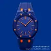 2026 Novo Relógio Octogonal Cor Dopamina Estilo Royal Oak Relógio à Prova d'Água Silicone Quartzo