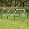 Cubierta para casa de flores cubierta de rejilla cubierta transparente fábrica Cubierta para casa de jardín cubierta de PVC transparente Accesorios para casa de flores