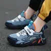 Zapatos para Niños, Zapatos Deportivos para Niños, Superficie de Cuero Impermeable, Zapatos Casuales para Correr para Estudiantes de Primaria, Zapatos Ligeros de Suela Suave para Niños Medianos y Grandes, Zapatos de Papá