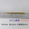 Bisagra para Muebles Caja Tambor Cabeza Redonda Fija DIY Hecho a Mano Envuelto en Alambre Colgar Cuadro Dorado Puro Recto Clavos Pequeños de Latón
