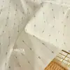 Patrón de Rayas Caladas Algodón Puro Estilo Coreano Fresco Tela Grado A para Cortinas de Madre y Bebé, Camisas y Vestidos