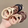 Banda de Goma Marrón Cuerda para el Cabello de Mujer Alta Elasticidad Duradera Nuevo Estilo Anillo para el Cabello Cola de Caballo Alta Cuerda para la Cabeza de Alto Sentimiento