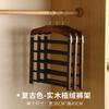 Estante de Almacenamiento Multifuncional con Pinza de Madera para Sombreros Pantalones Bufanda Colgador de Bufanda de Seda Pinza de Madera para Abrigo con Capucha Calcetines Colgador Interior
