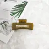 Pinza Grande para el Cabello para Mujer, Estilo Coreano, Pinza de Garra Simple de Resina, Accesorio para el Cabello Versátil a la Moda, Adorno de Cabello de Moda, Elegante
