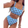 Bikini sexy de dos piezas de nuevo estilo 2026 para mujer de AliExpress, estilo europeo y americano de moda, adecuado para la playa, la costa y las aguas termales.