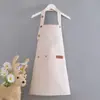 Avental infantil atacado lona de algodão poliéster anti-respingo verão macacão infantil para pintura anti-manchas impressão feita logo