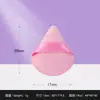 Set de esponjas de maquillaje: esponja triangular para pulgar, esponja redonda triangular flocada, empaque de caja de regalo