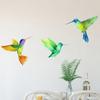 Shang Yi SP-S0009 Tres Colibríes Decoración de Pared para Habitación Infantil Pegatinas de Pared Autoadhesivas Embellecimiento de Sala de Estar Pegatinas de Pared de Fábrica