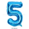 Globos Digitales Versión Americana de 32 pulgadas Globos de Película de Aluminio Oro Plata Decoración para Fiesta de Cumpleaños Boda Día de Año Nuevo Venta al por Mayor