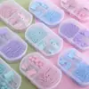 Porta-bilhetes de clipe de papel de cor criativa tachinha combinação três em um combinação de escritório terno de material escolar fofo para estudante