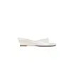 Sandalias de cuña estilo festivo con lazo de satén tipo seda de hada francesa de 5 cm para mujer, Chanclas dulces de verano para exteriores