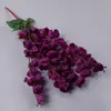 Galhos Simulados de Flor de Pessegueiro e Flor de Ameixeira para Decoração de Arranjo Floral Interno, Ornamentos Florais Atacado para Casamento e Hotel, Flores Simuladas de Seda