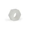 ESSENTRA/yisublime color natural PVDF espiral interna tuerca de fijación anti-aflojamiento SR1905 tuerca hexagonal-PVDF